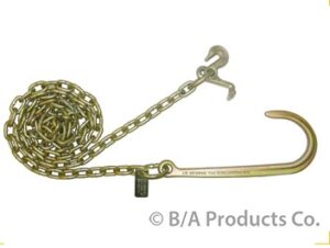 5/16 Single Leg Chain Sling J Hooks