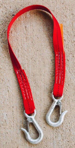 Trailer Door Straps (Red) 1" x 32" Rated 750 lbs