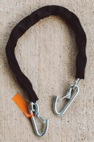 Trailer Door Chain with Cordura 1/4" x 32" Rated 1,000 lbs