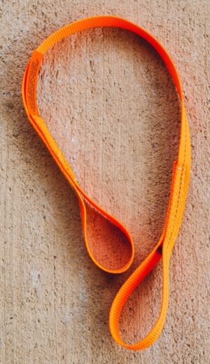 Trailer Door Strap with Loop Each End (Orange) 1" x 32" Rated 900 lbs.