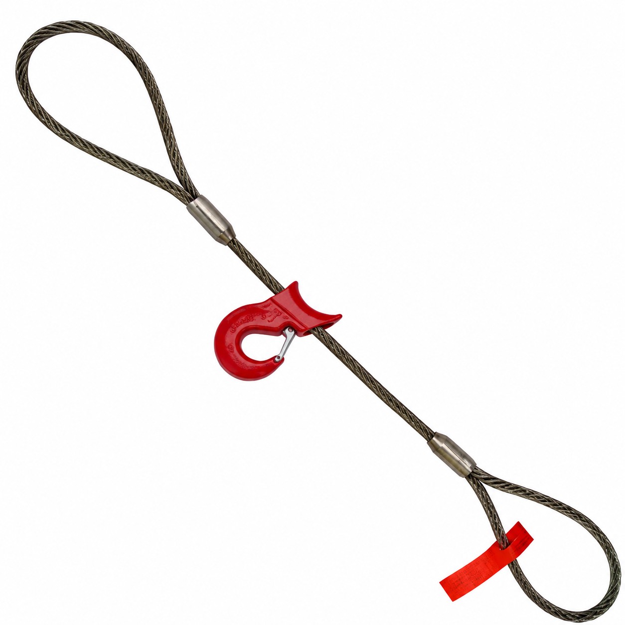 Loop/Loop w/Sliding Choker Hook (this item is custom made and is NOT returnable)