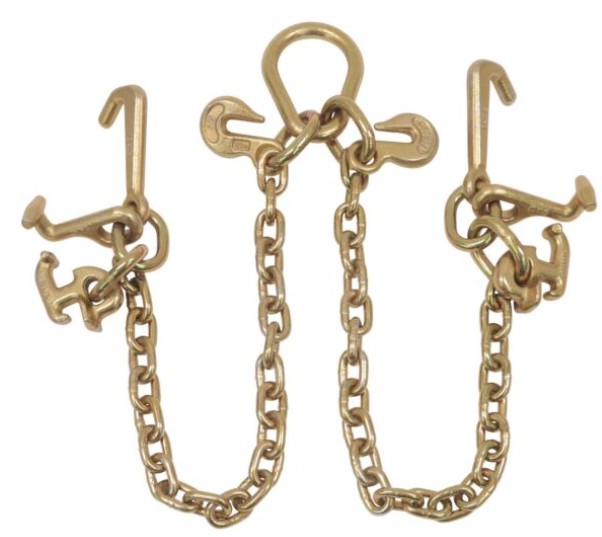 5/16" 2-leg V-bridle with Clusters